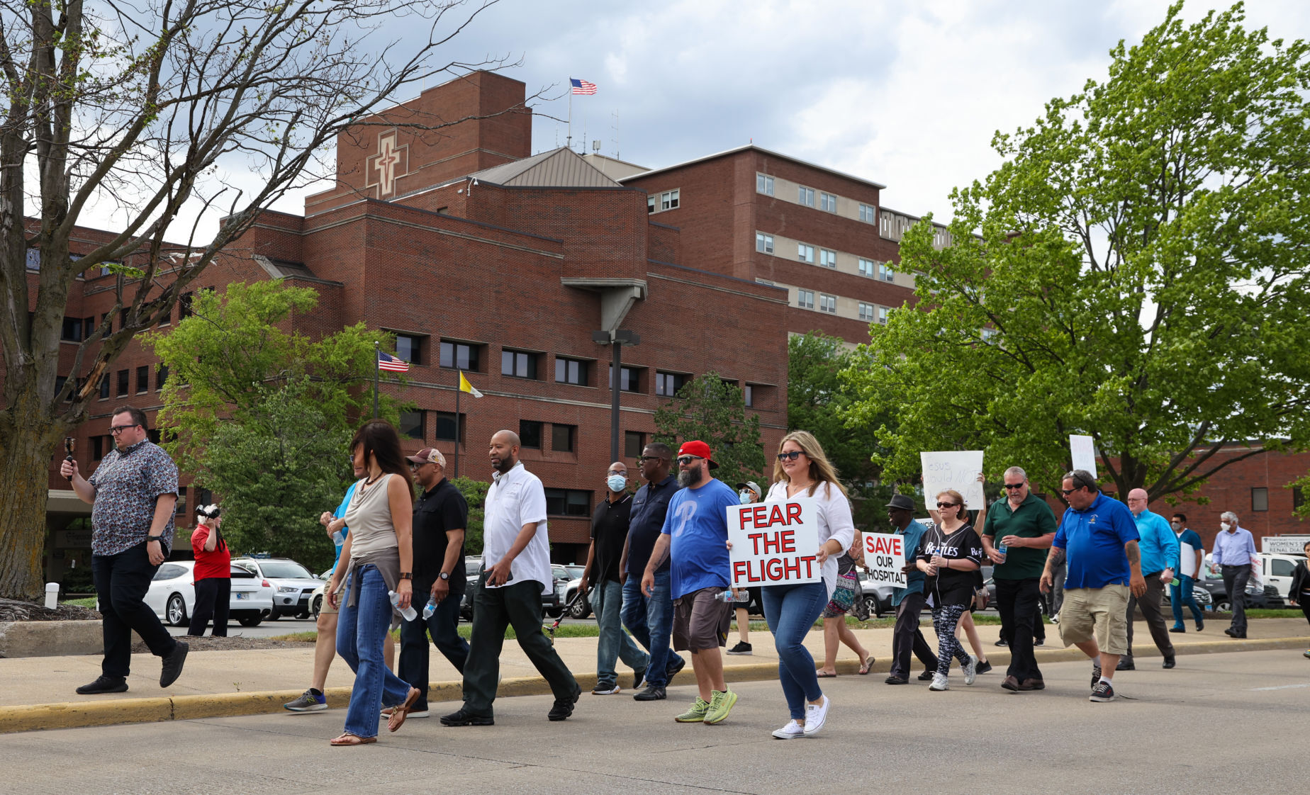 Protest to save Franciscan Health Hammond